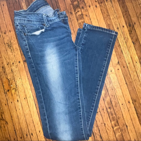 M.A.O Women's Blue Jean with acid wash color size 5 - Picture 5 of 6